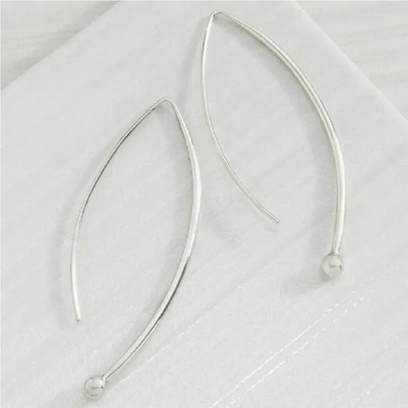 Silpada .925 Rare Vintage Sterling Silver Classy Earrings 3.75”L, 1”W - Picture 10 of 10